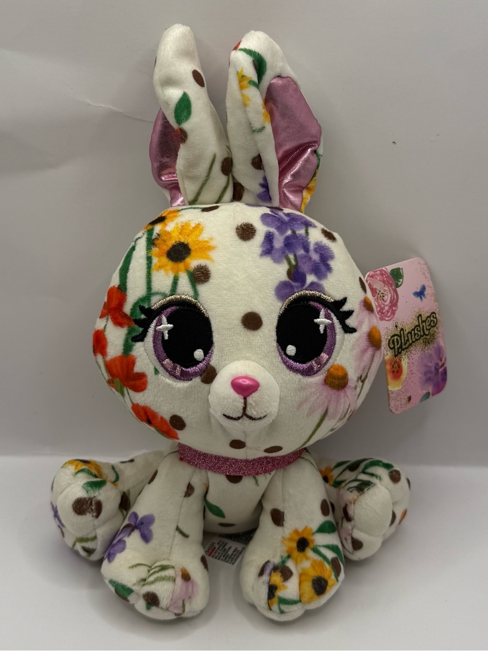 NWT GUND P.Lushes Floral Carrots Bunny Plush Stuffed Animal